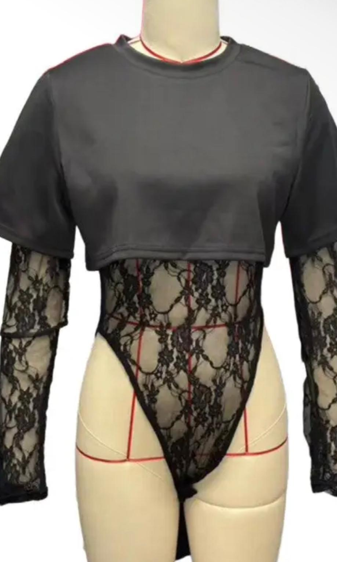 Black Lace Top