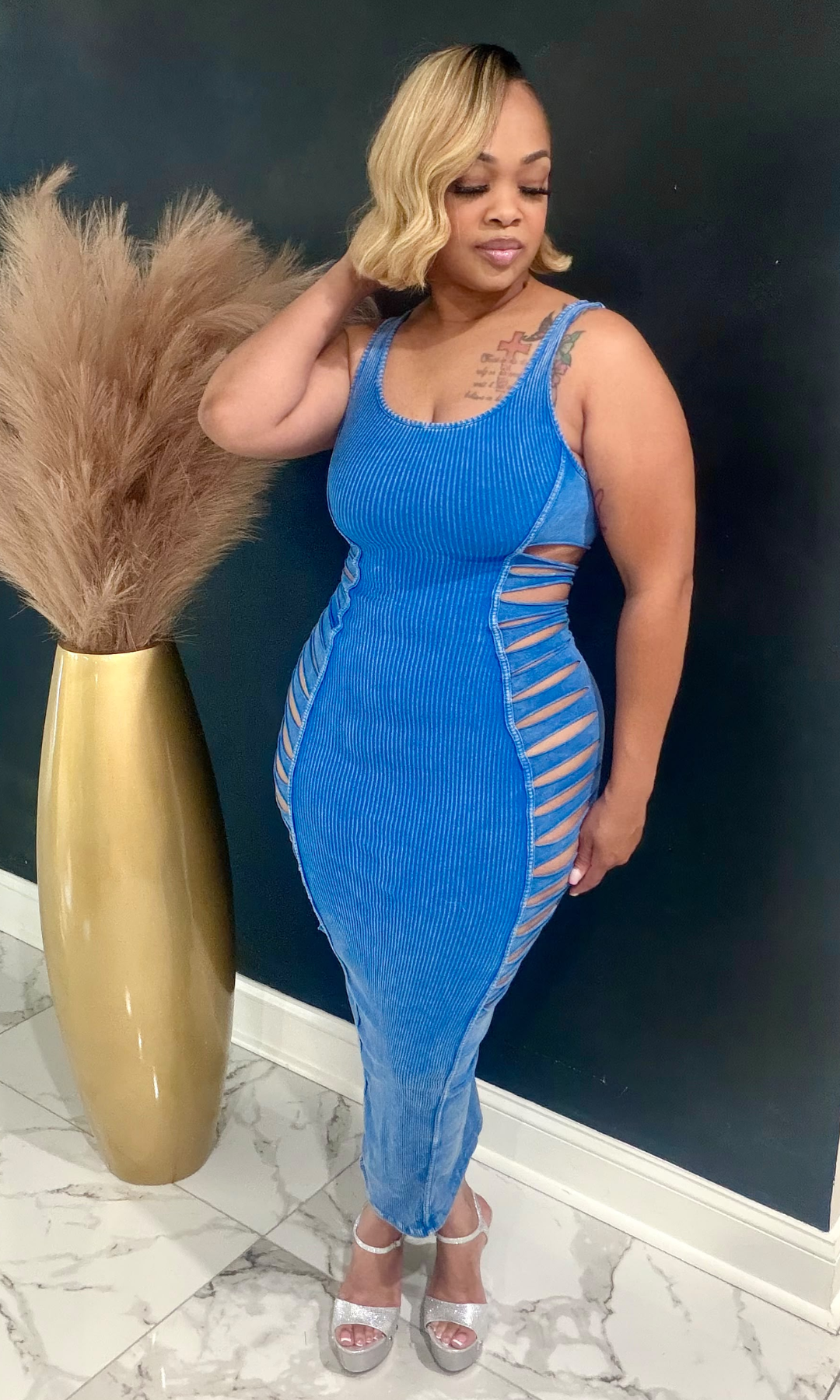 Blue Flame Dress