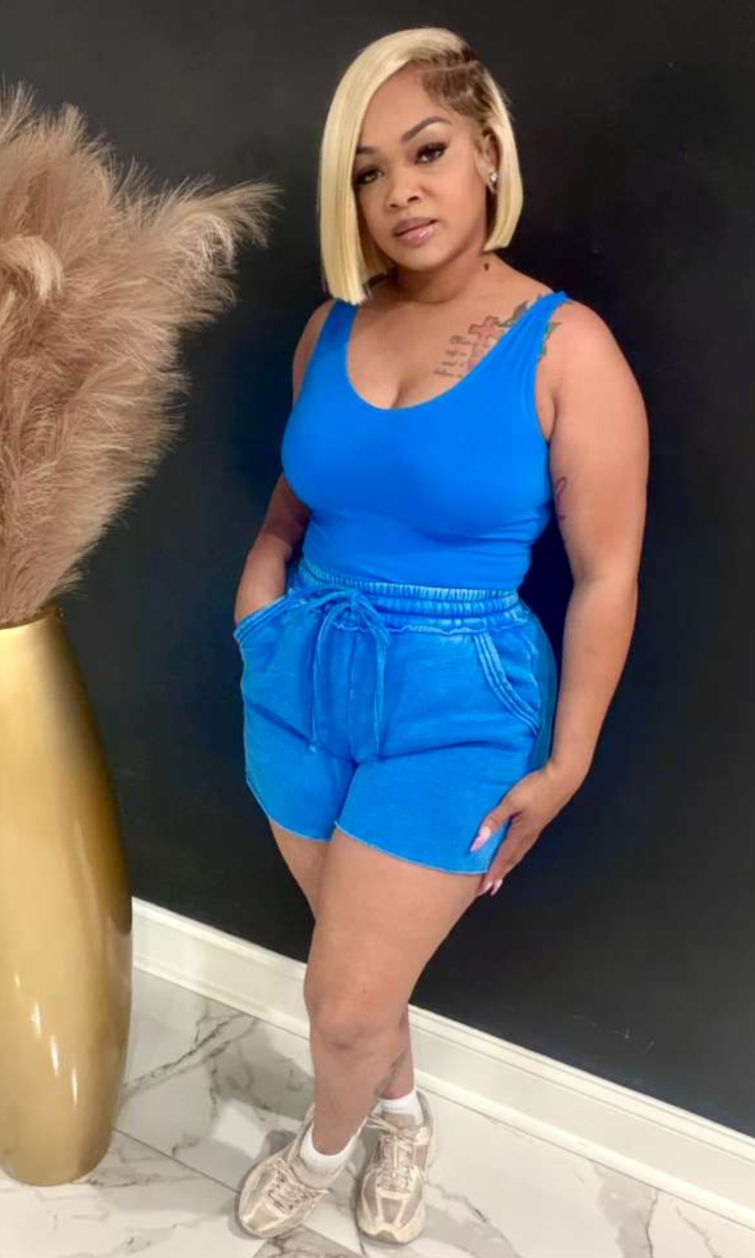 Blue Lucky Girl Set