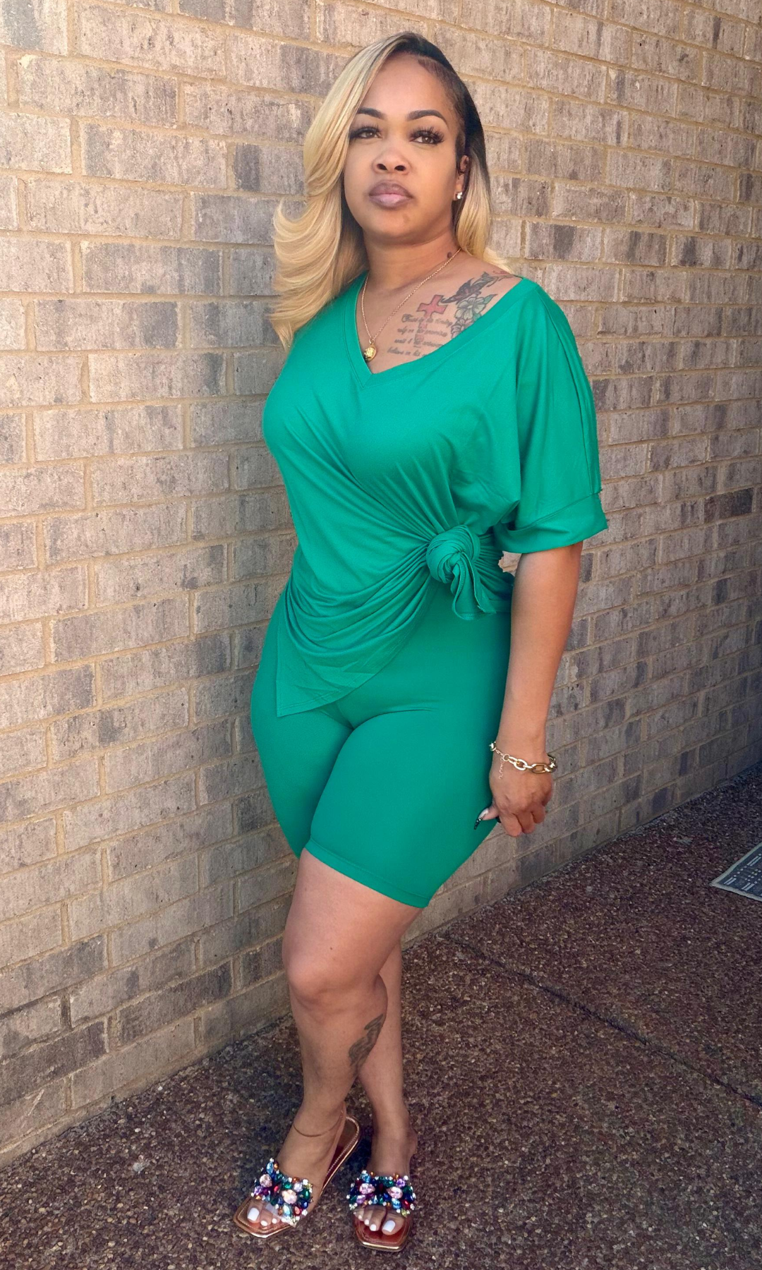 Kelly Green Tuesday Set