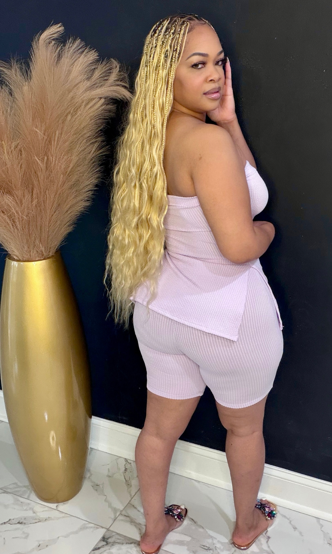 Lavender Mood Short Set