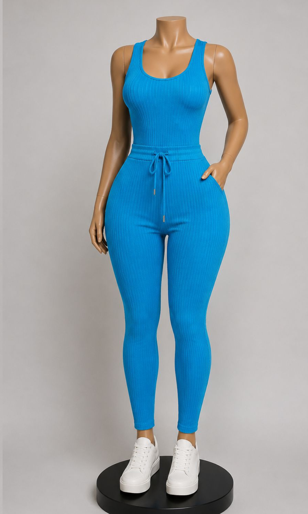 Ibiza blue Tues Drawstring Jumper