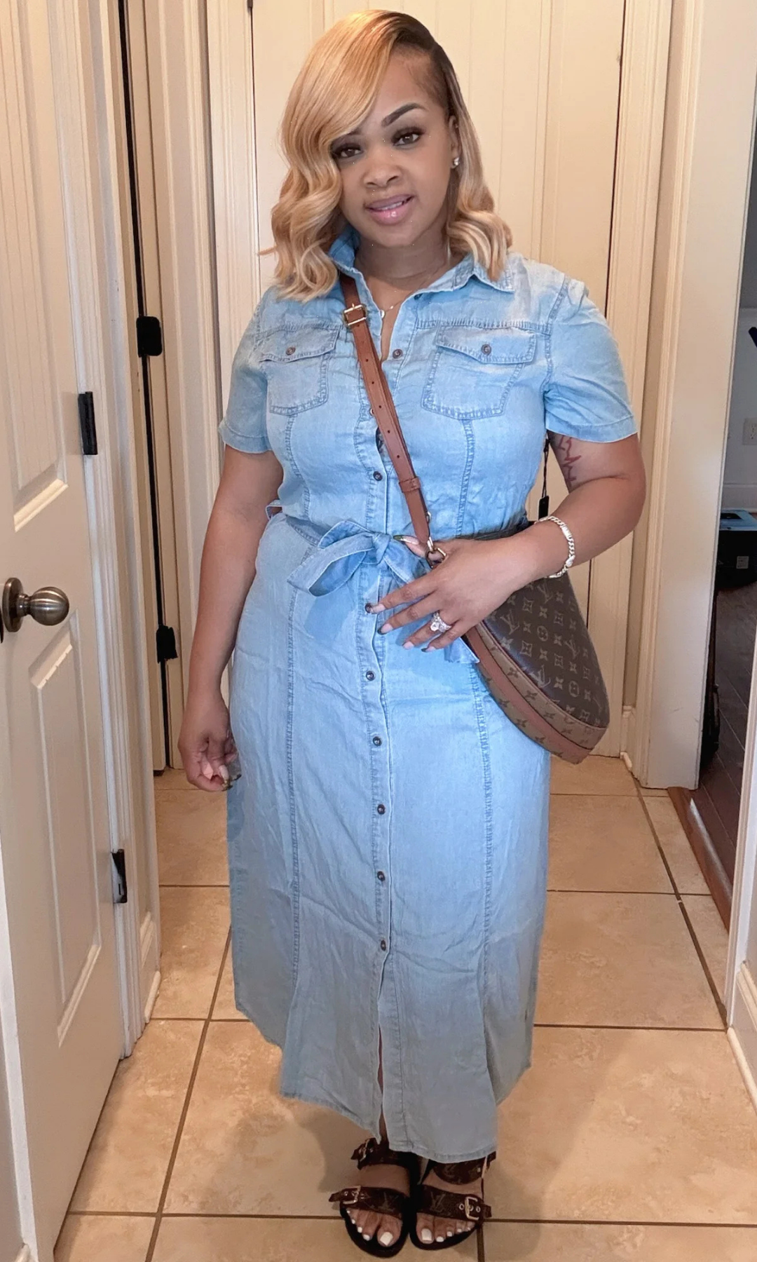 lady-button-down-maxi-dress-classic-collared-style-light-denim