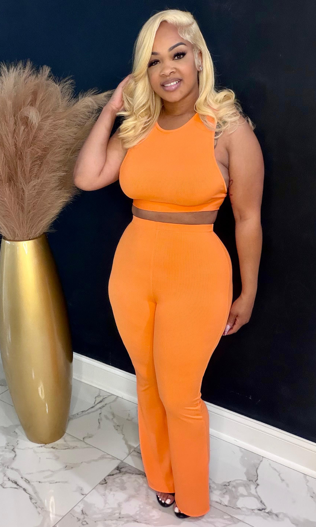 Pretty in Orange Lounge Set