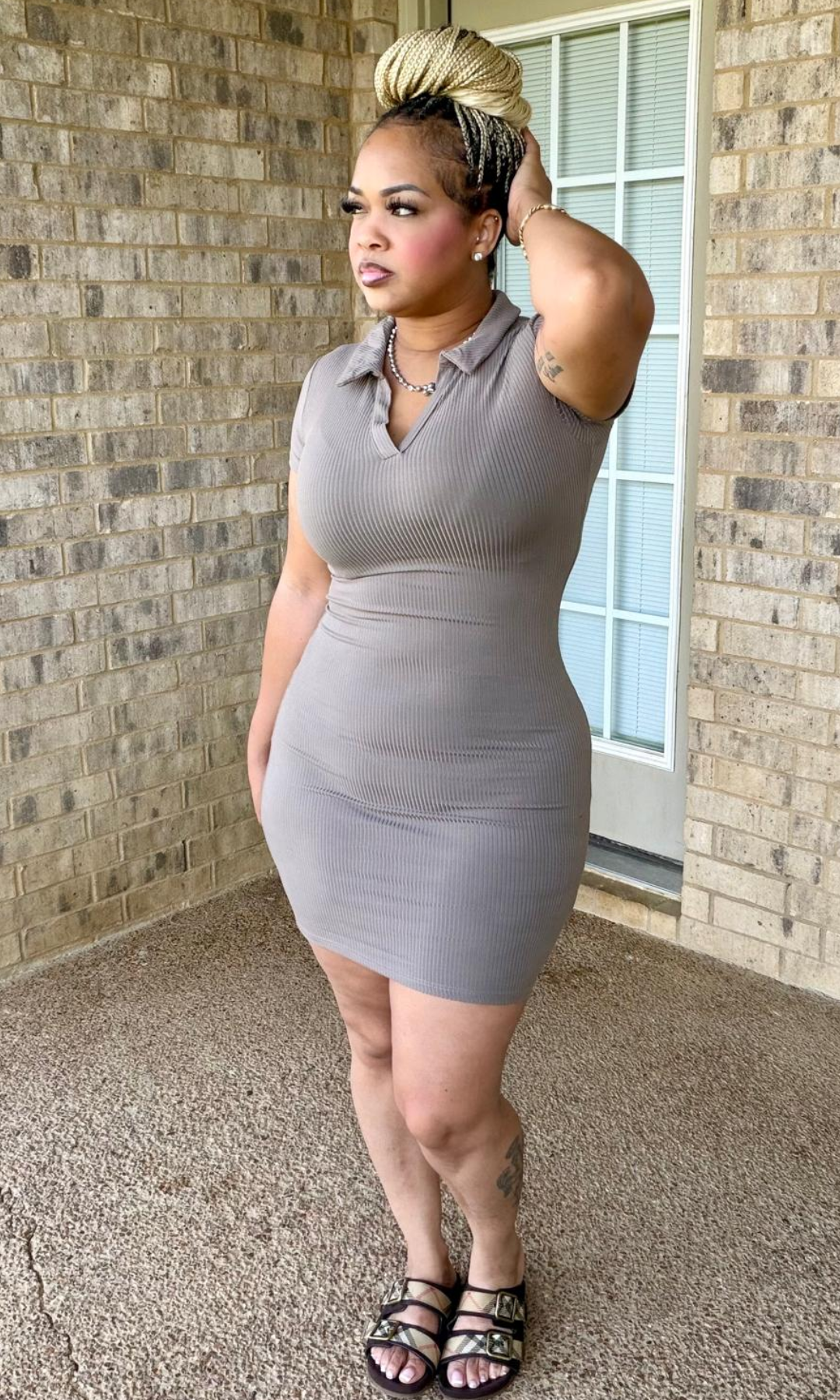 Taupe Dress