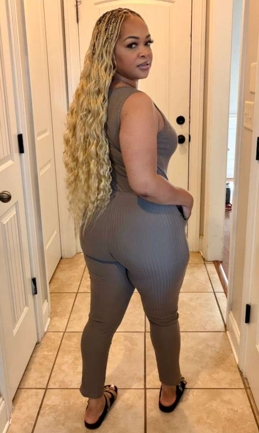 Taupe Tues Drawstring Jumper