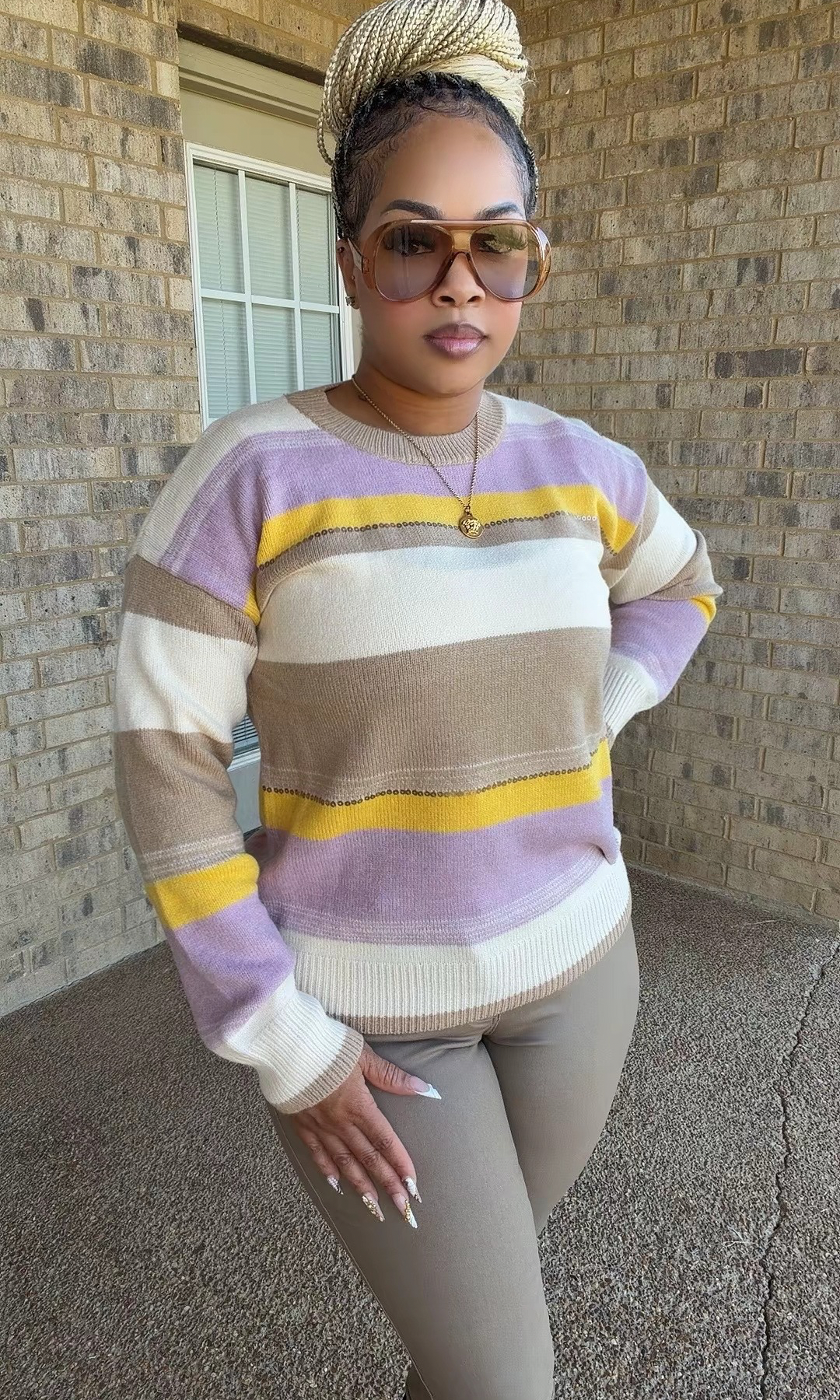 Honey bee knit sweater