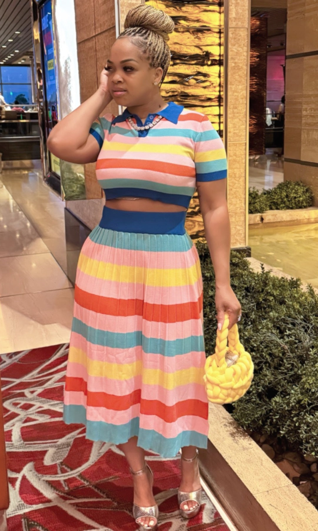 Jazzy skirt set