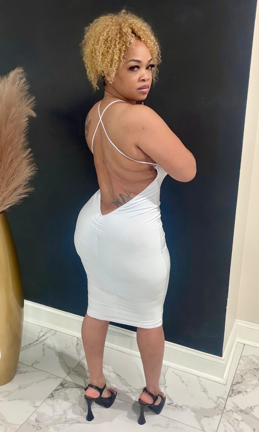 White Midi Dress