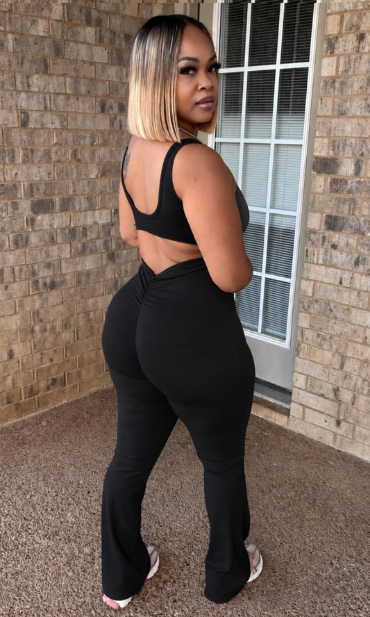All In One Black Jumpsuit