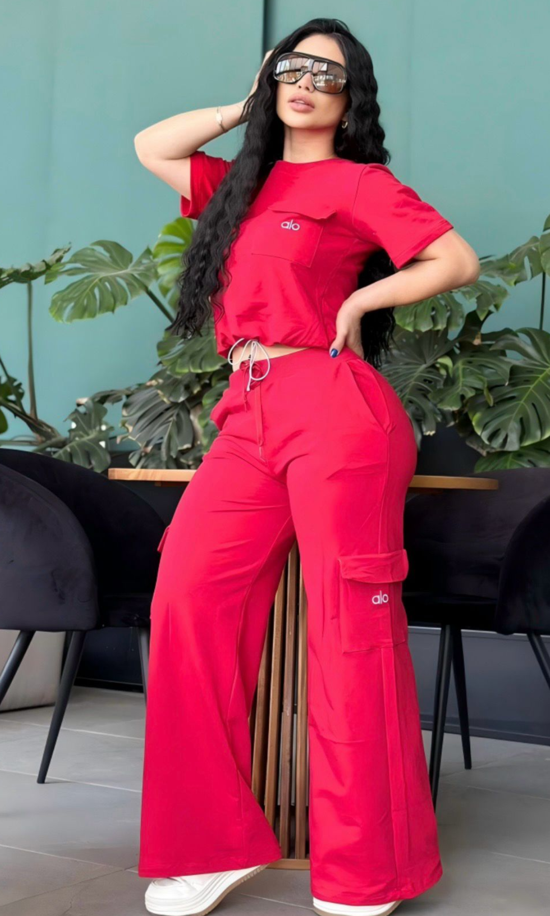 Alo Inspired Jogger (pink)