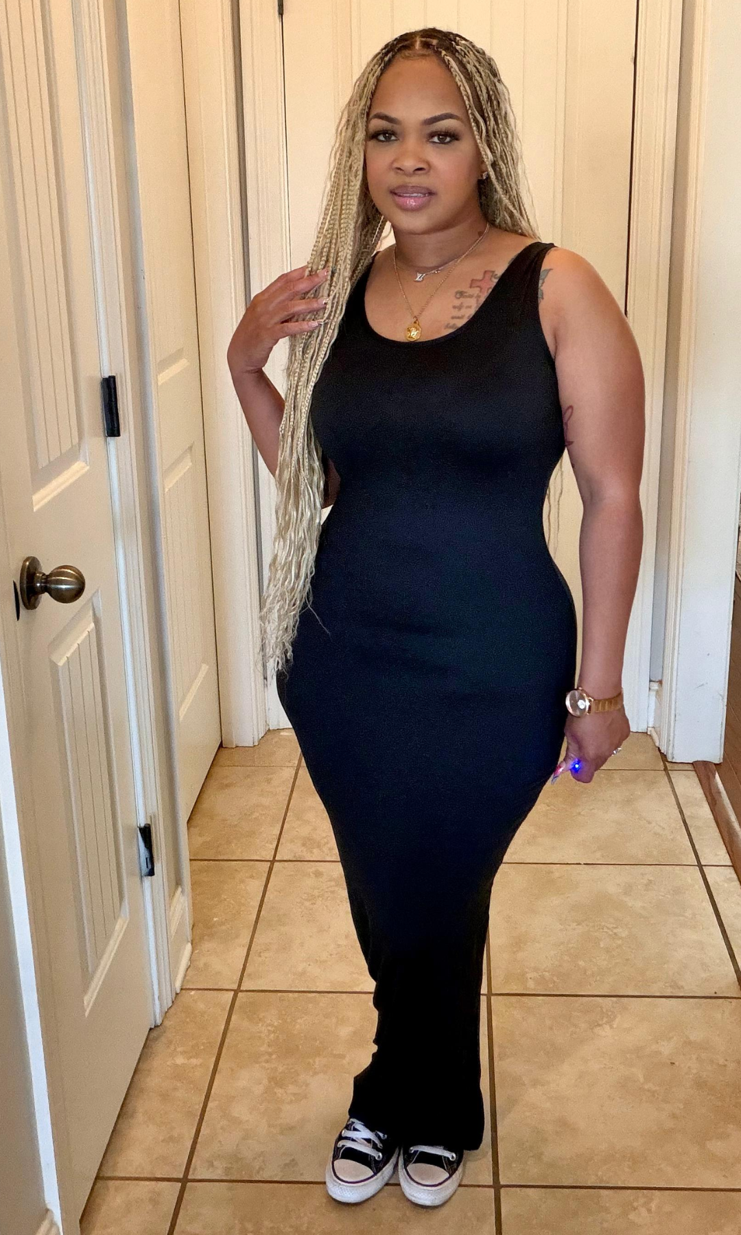 Black Basic Maxi