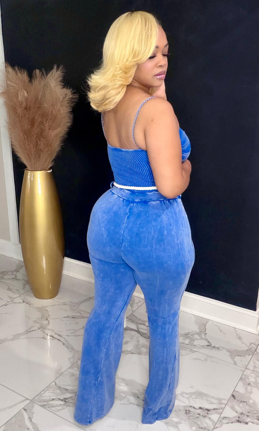 Blue Sail Away Jumpsuit
