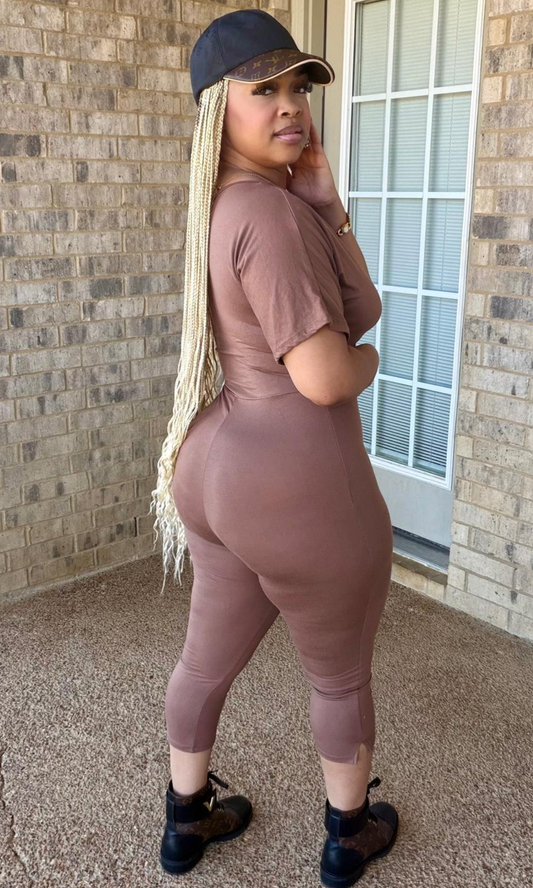 Brown Romper