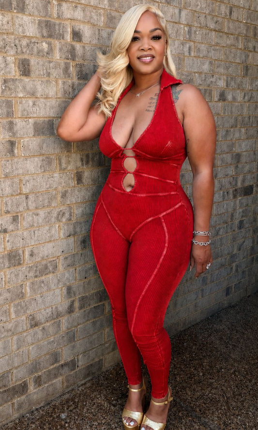 Caught Up Jumpsuit