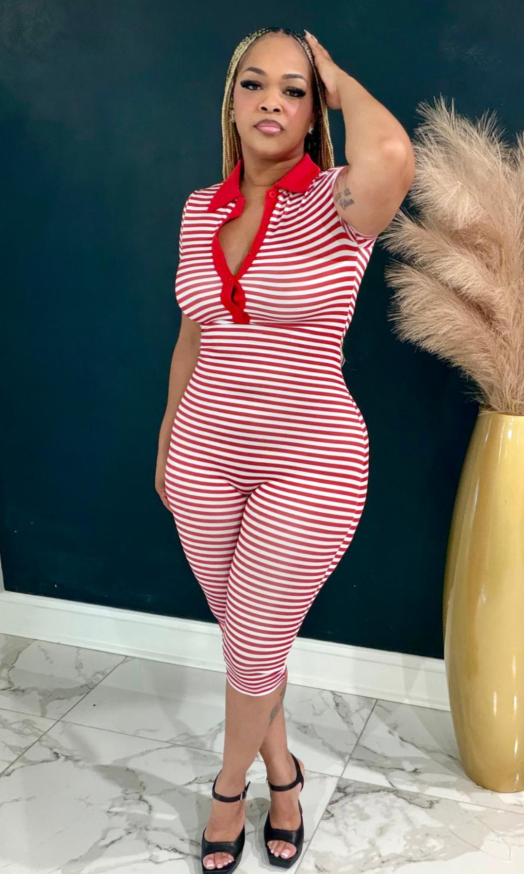 Cherry Chic Romper