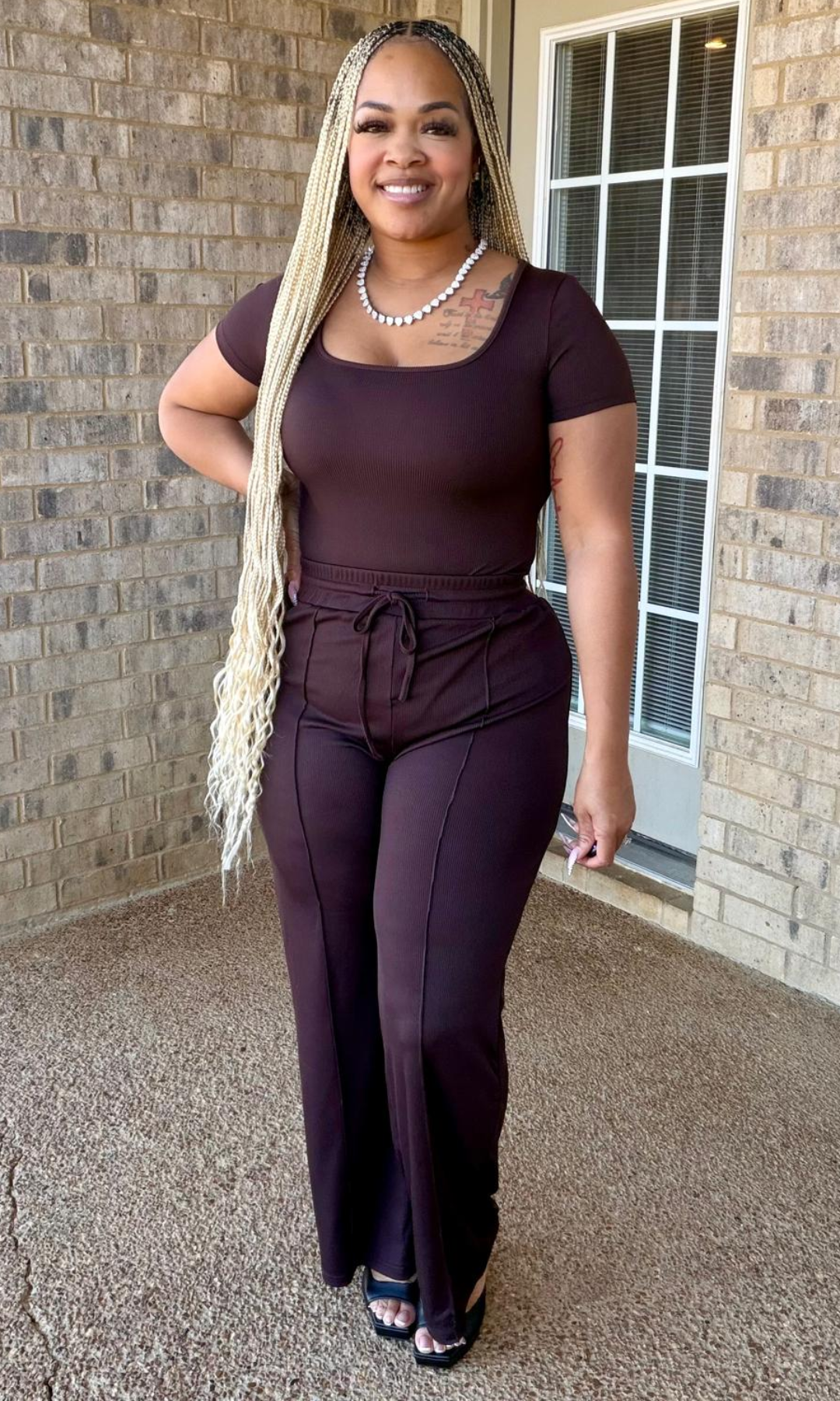 Comfy Chocolate Bodysuit Set