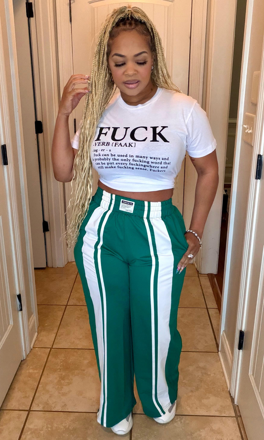 Court Side Green Pants