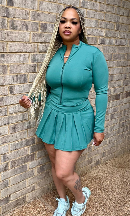 Courtside Chic Skirt Set