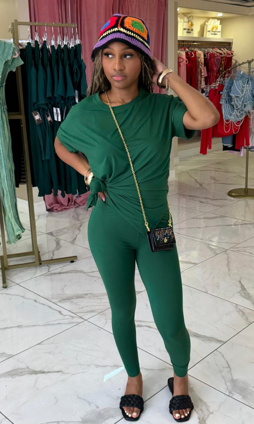 Dark Green Tuesday Set