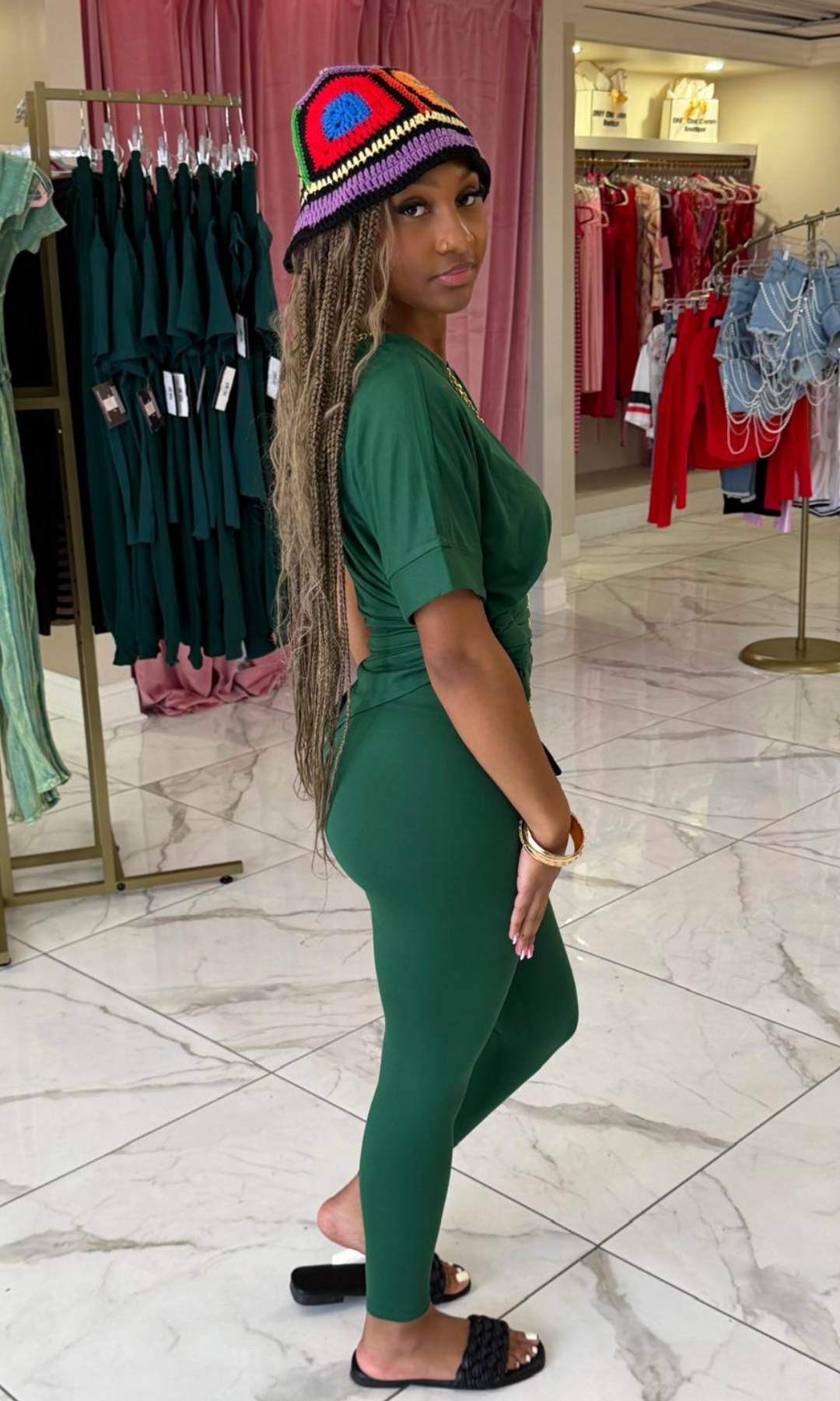 Dark Green Tuesday Set