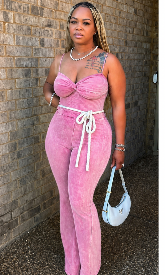 Pink Sail away jumpsuit