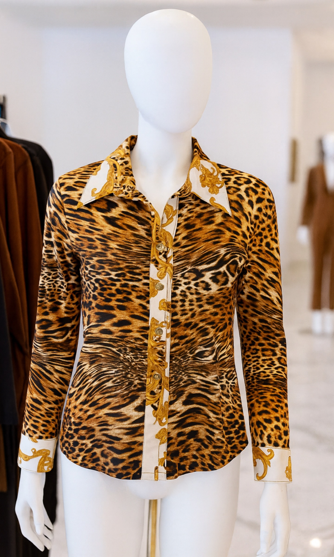Golden Print Blouse