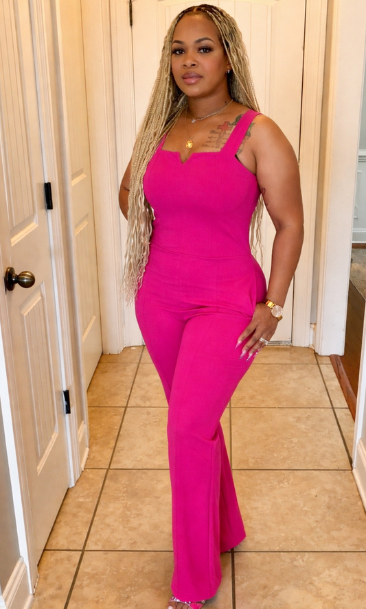 Cami Jumpsuit Fuschia