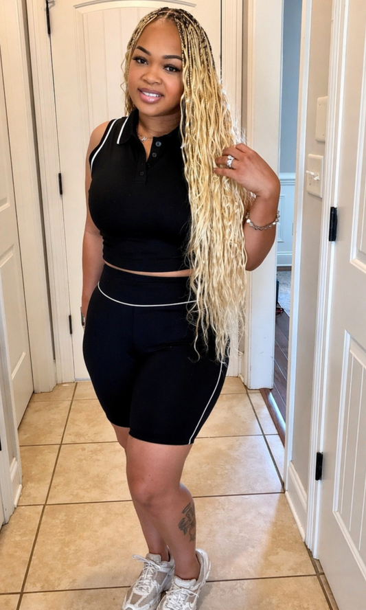 Pretty Me Black 2pc set