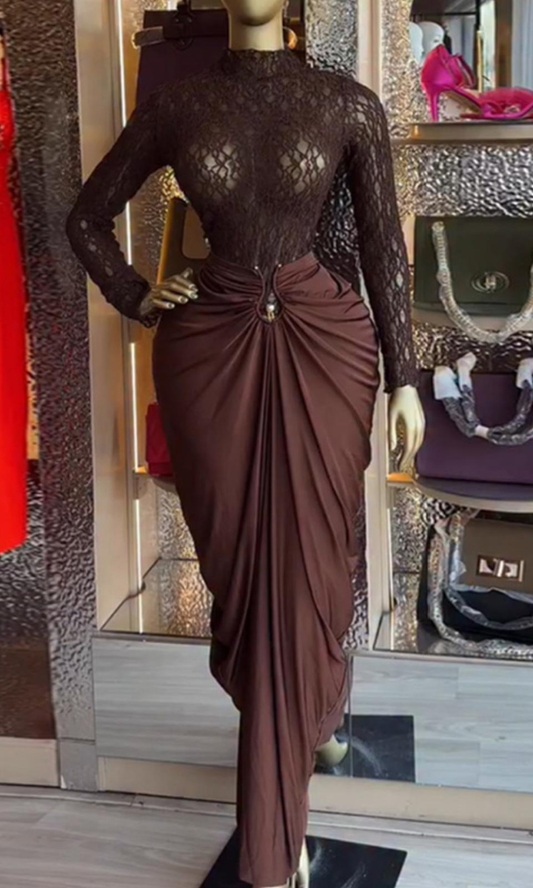 Lace Brown Skin Sexy Set