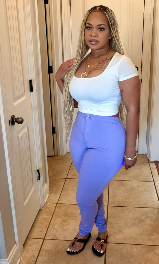 Lavender Skinny Pants