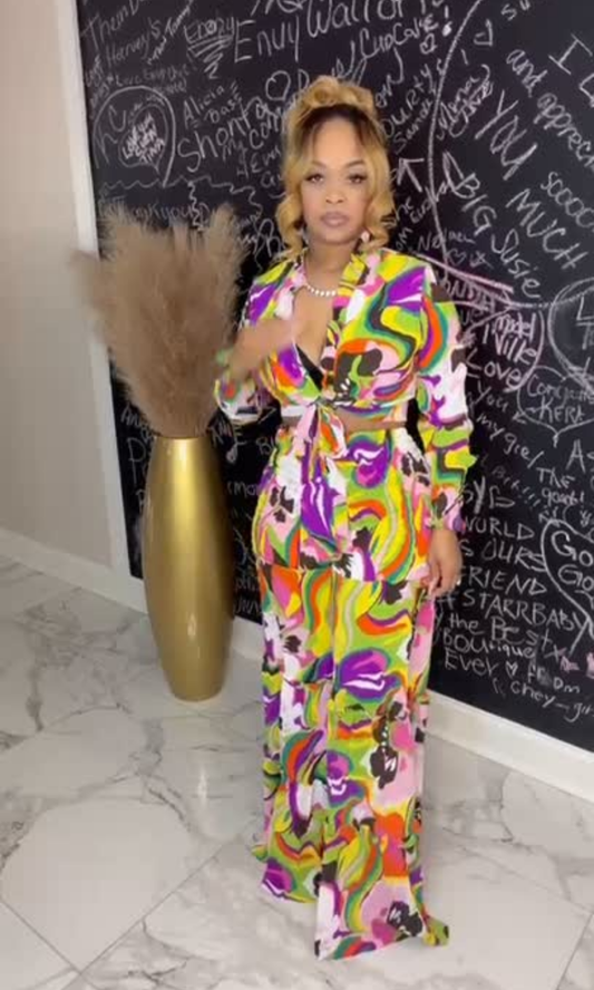 Multi usage pants styled for a bold statement outfit