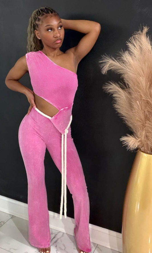 Pink Slice Jumpsuit