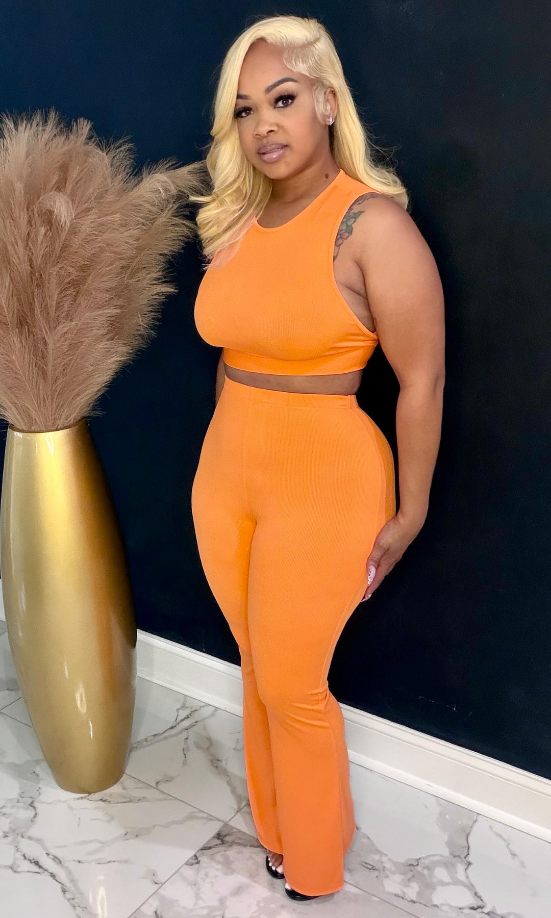 Pretty in Orange Lounge Set
