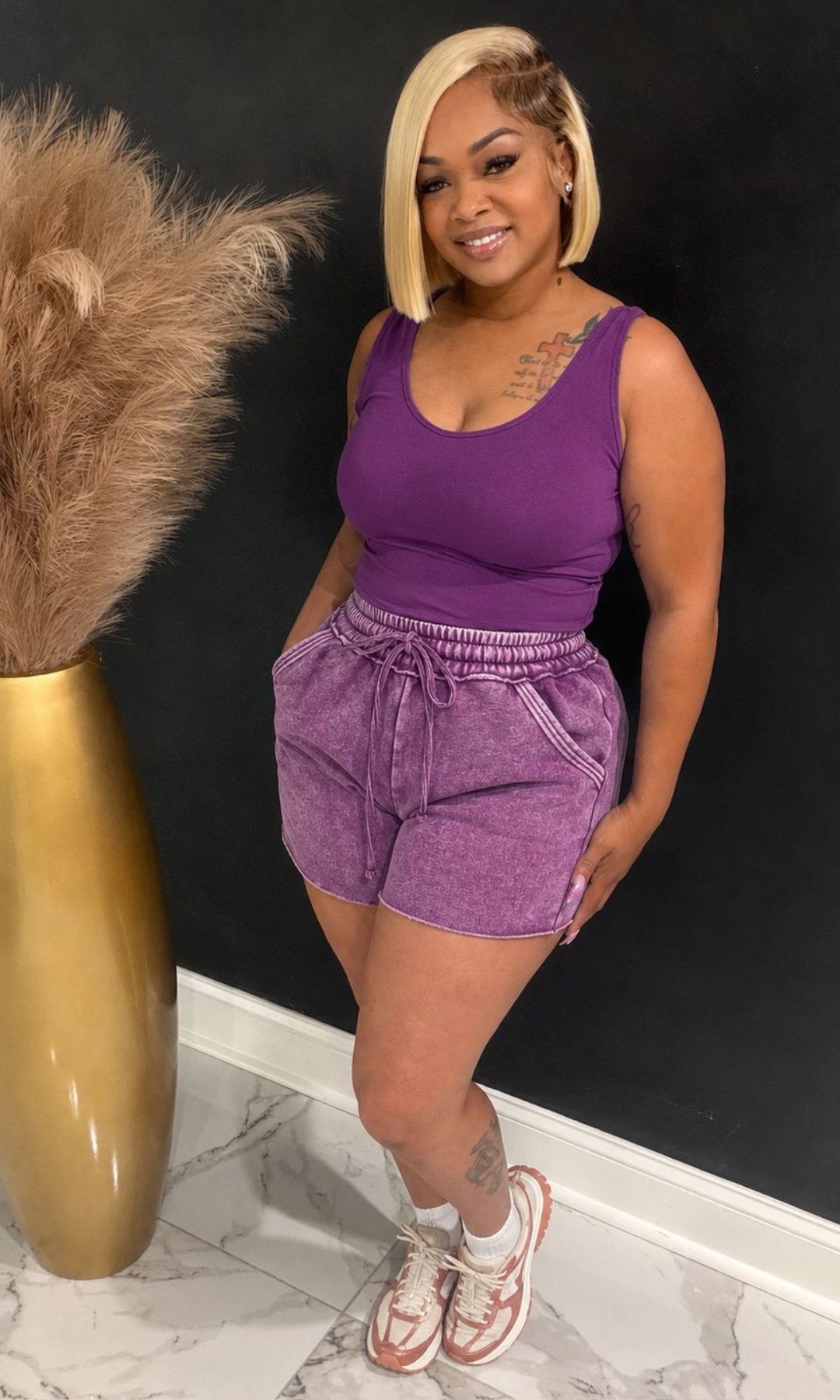 Purple Lucky Girl Set