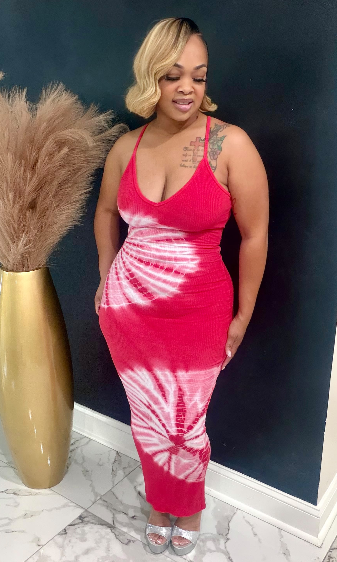 Red Fireworks Dress