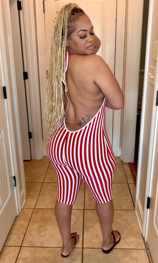 Red Hot Stripe Jumper