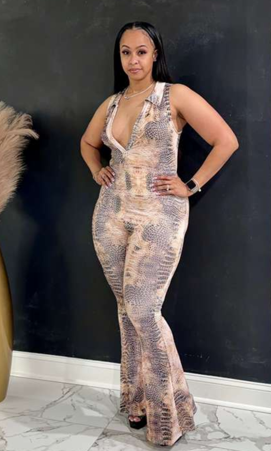 Rich Girl Reptile Jumpsuit