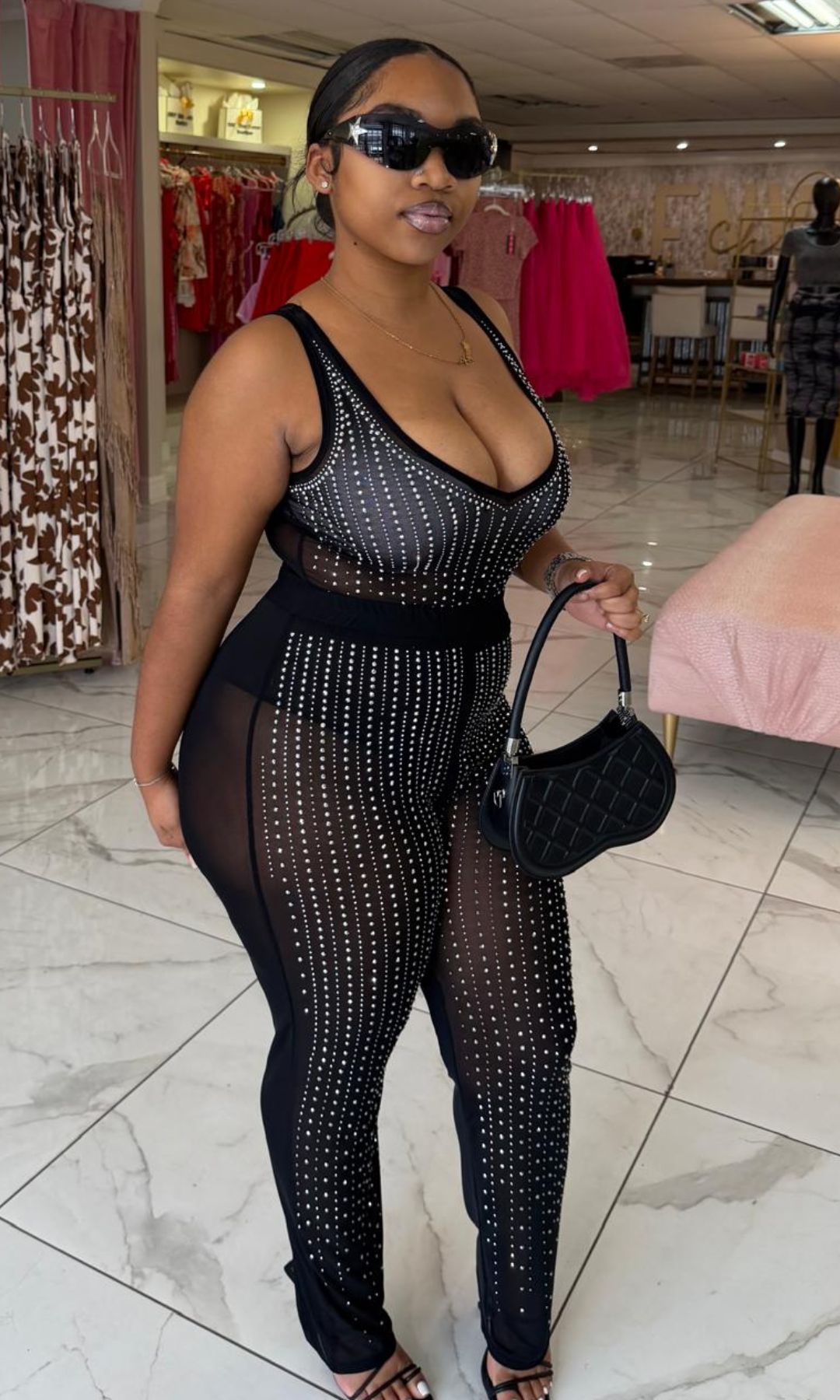 Studded Sheer