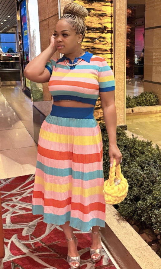 Jazzy skirt set