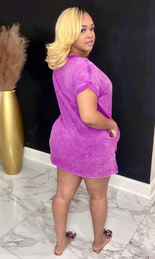 Violet Lemonade Lounge Dress