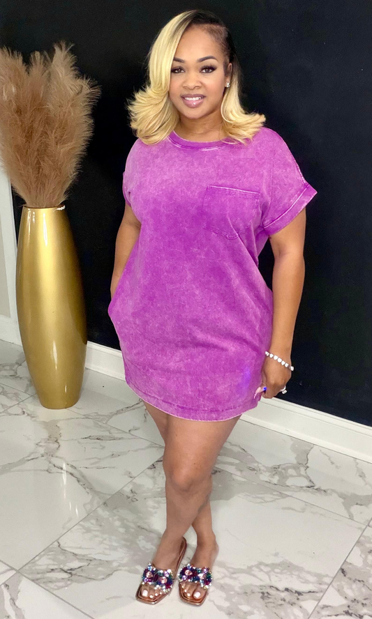 Violet Lemonade Lounge Dress