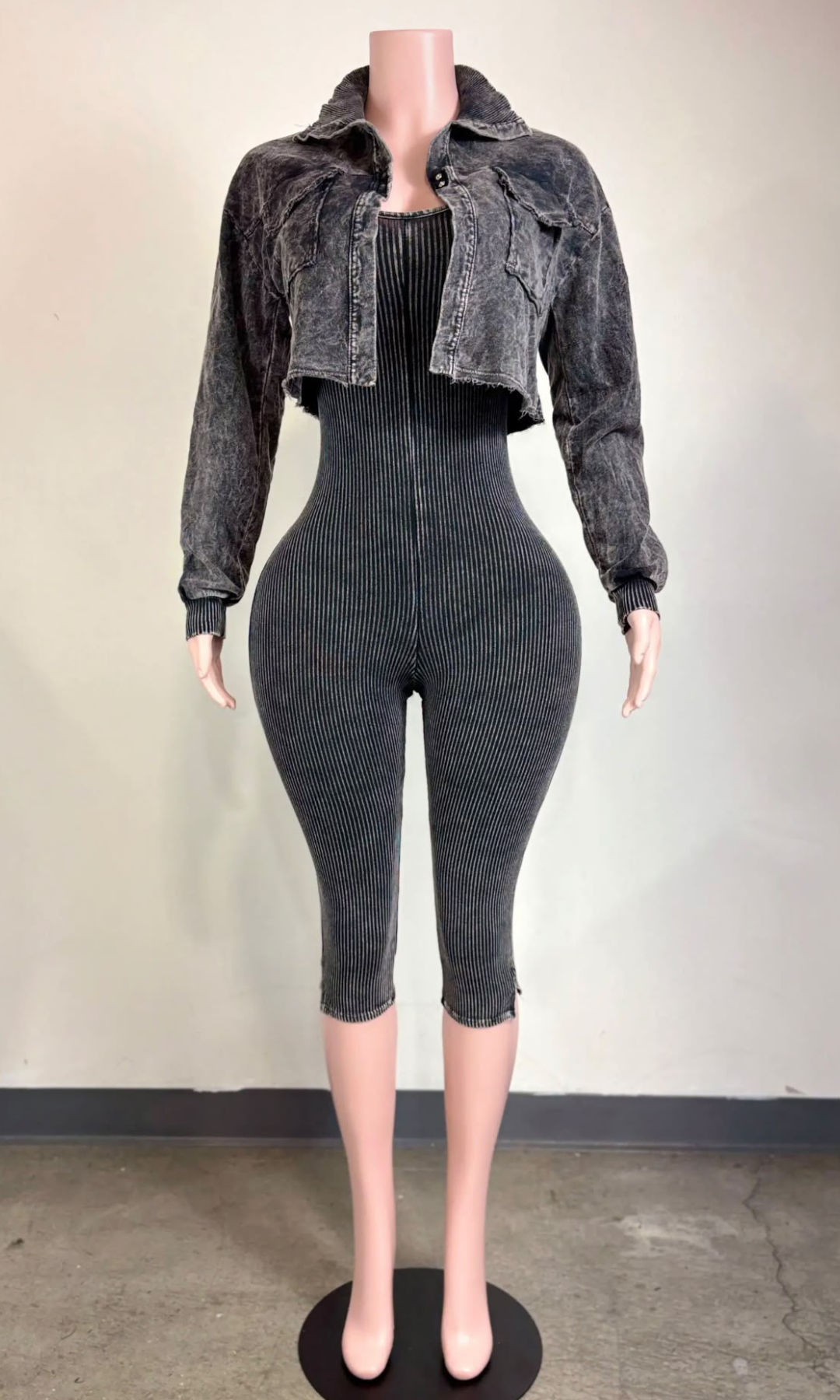 Washed & Worthy Set Black
