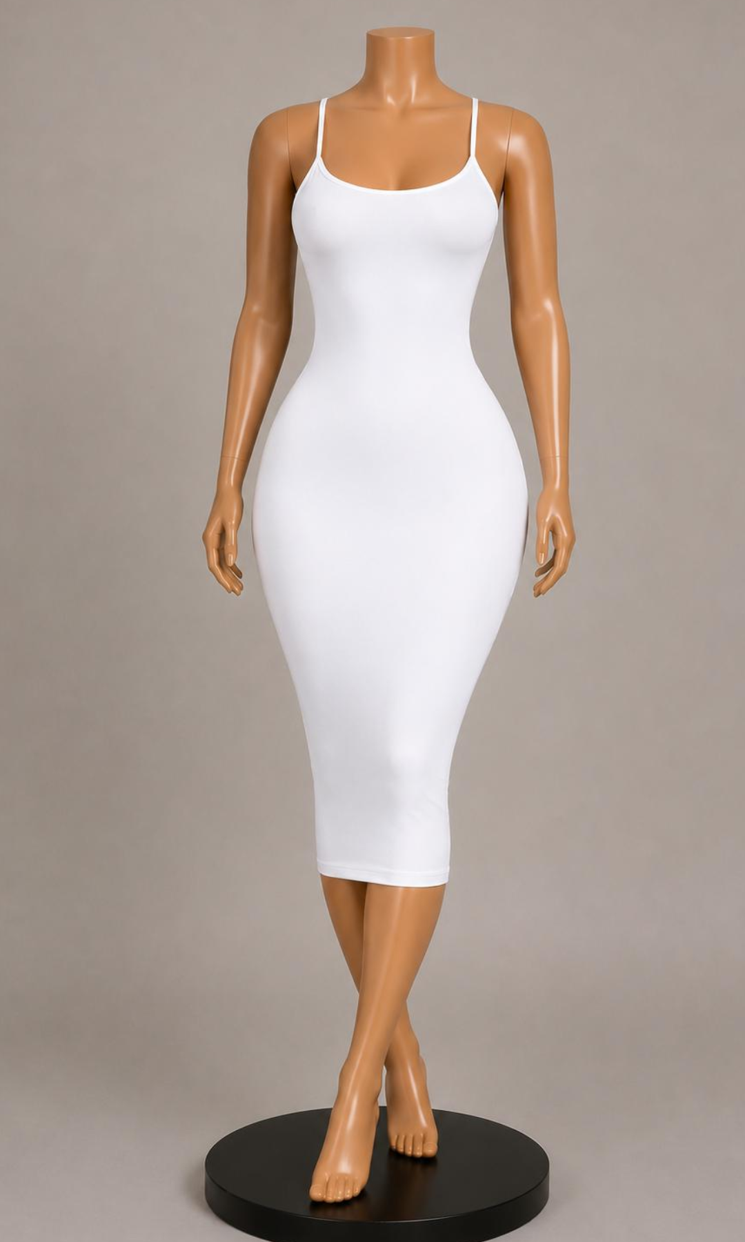 White Midi Dress