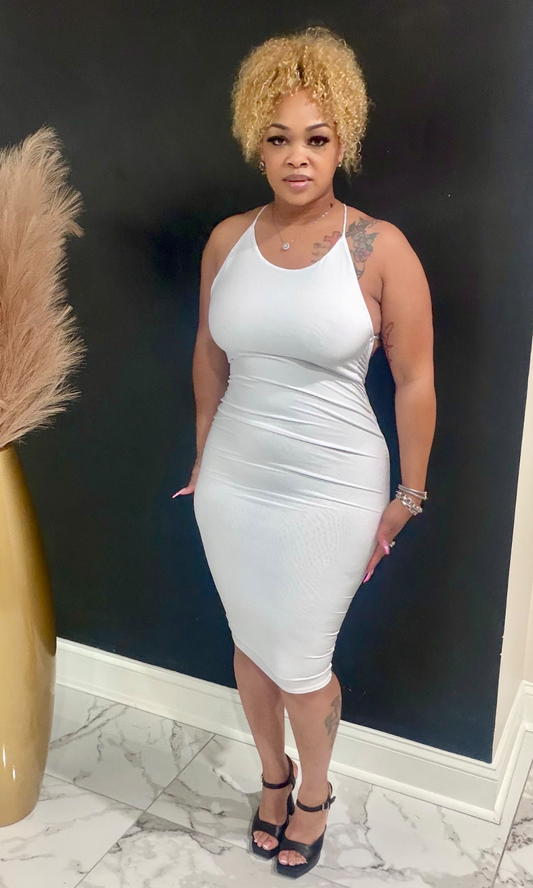White Midi Dress