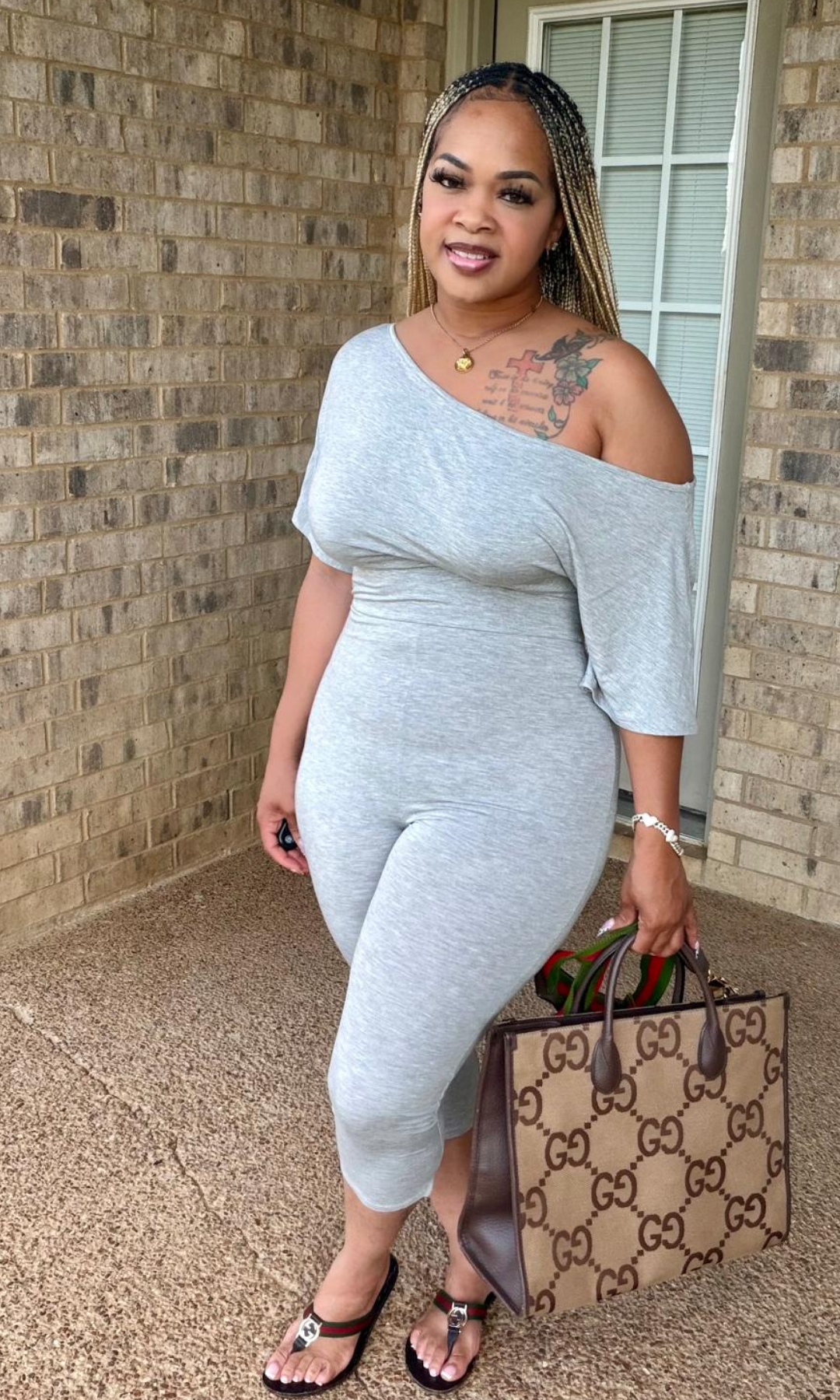 Grey Romper